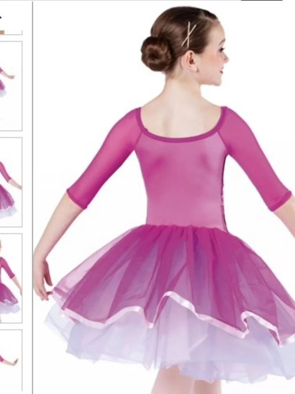 Weissman Sequin Dance Costume | Pink Tutu Recital Outfit | Child Medium